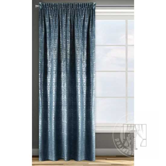 Záves na páske CYPRUS námornícka modrá 140x270cm