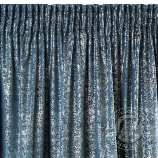 Záves na páske CYPRUS námornícka modrá 140x270cm