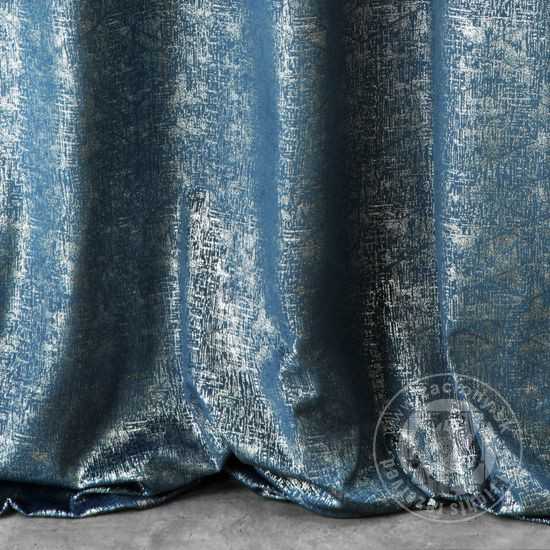 Záves na páske CYPRUS námornícka modrá 140x270cm