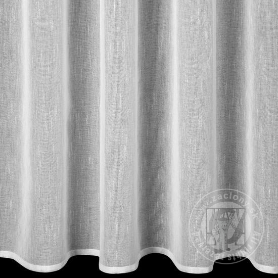Záclona SONIA na páske biela 300x145