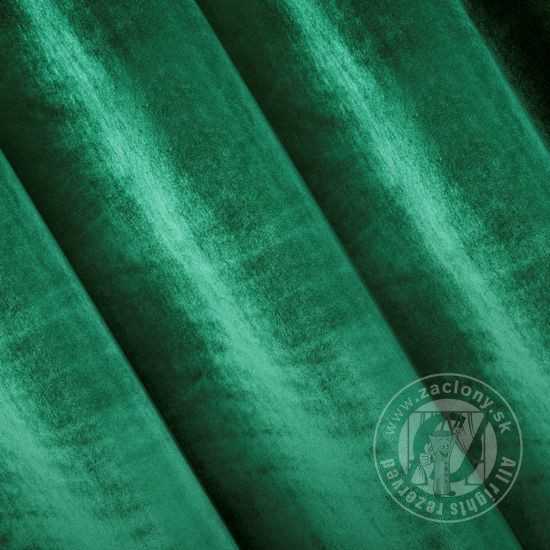 Záves SAMANTA na páske tmavozelený 140x270cm