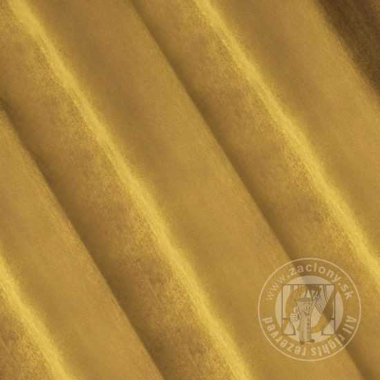 Záves SAMANTA na páske horčicový 140x270cm