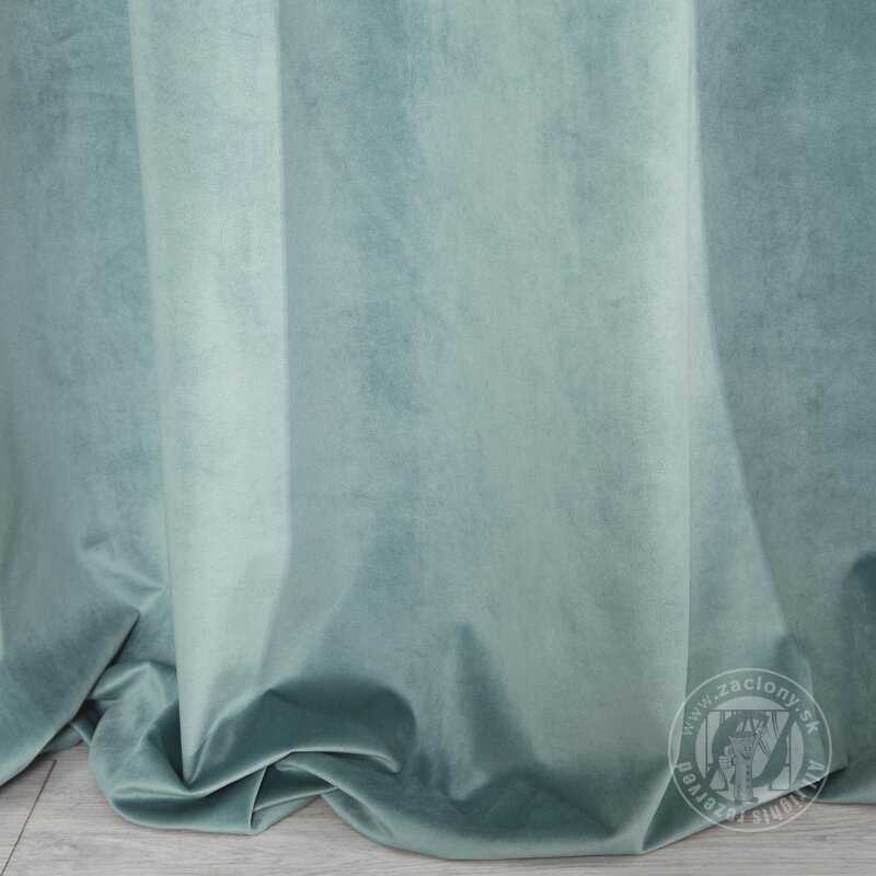 Záves VILLA na páske morský 140x270cm