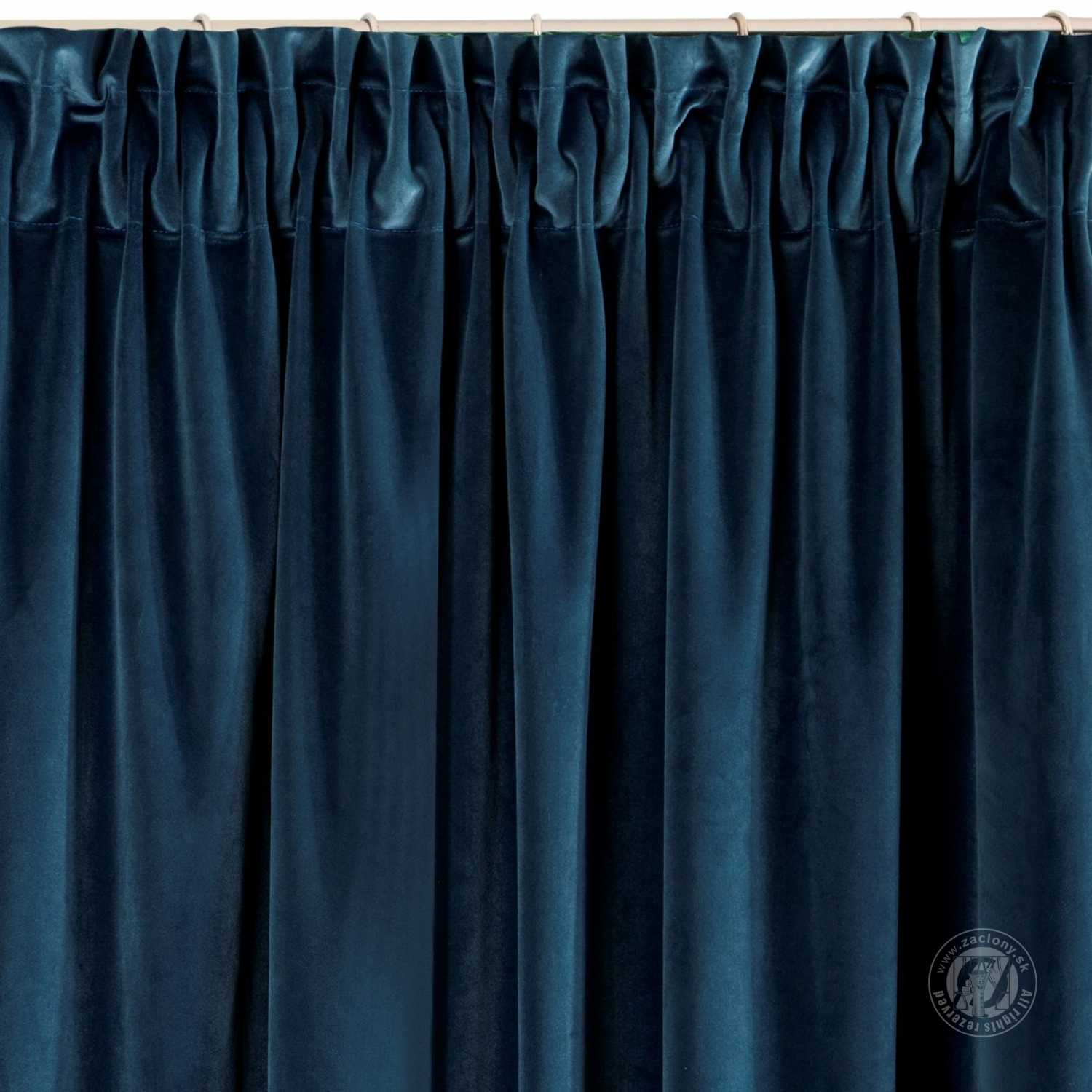 Záves VILLA na páske granátový 140x270cm