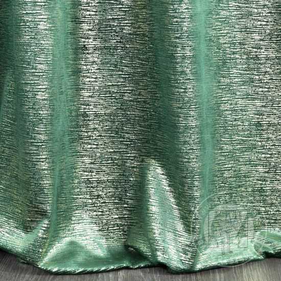 Záves MABEL na krúžkoch tmavozelený 140x250 cm