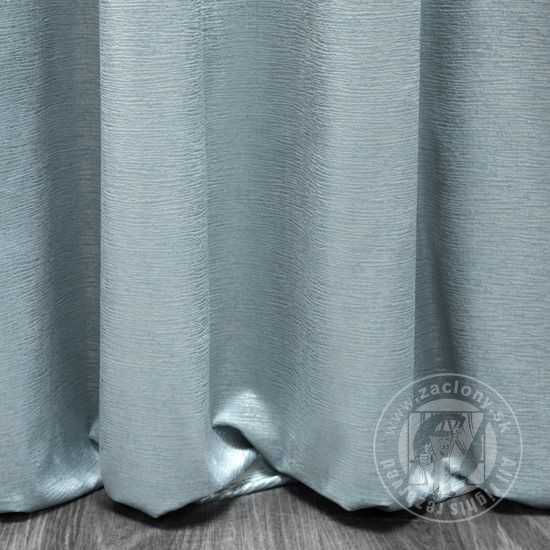 Záves MABEL na krúžkoch nebeská modrá 140x250 cm