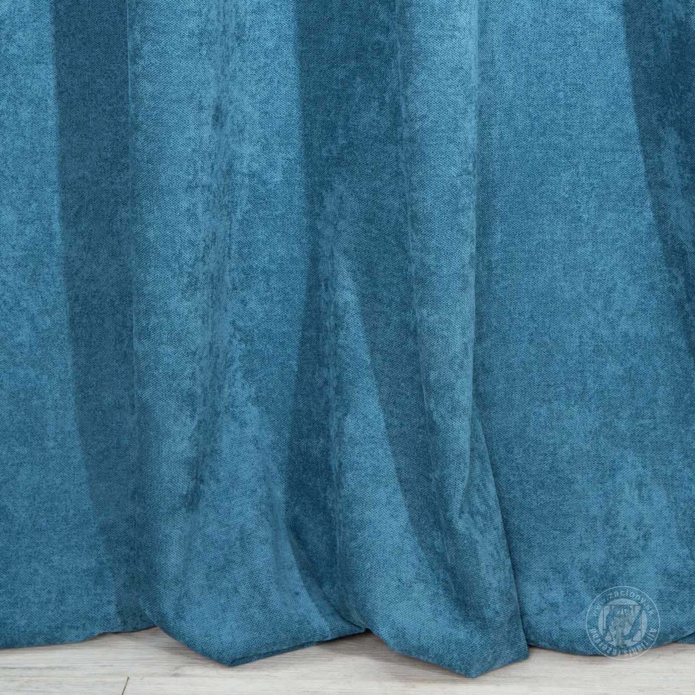 Záves ANISA na krúžkoch tyrkysový 140x250 cm