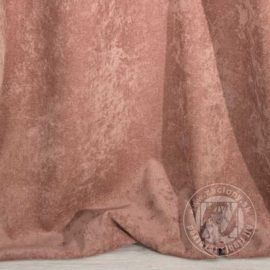 Záves ANISA na krúžkoch ružový 140x250 cm