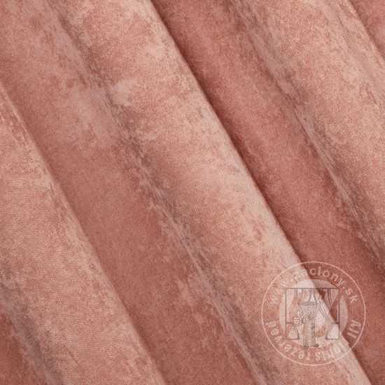 Záves ANISA na krúžkoch ružový 140x250 cm