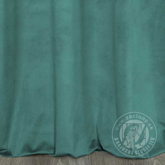 Záves PERI na krúžkoch tmavý tyrkysový 140x250 cm