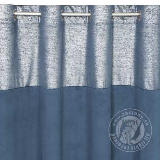Záves PERI na krúžkoch námornicky modrý 140x250 cm