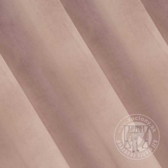 Záves PERI na krúžkoch púdrový 140x250 cm