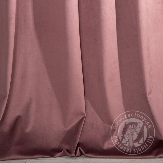 Záves AURORA na páske ružový 140x270cm