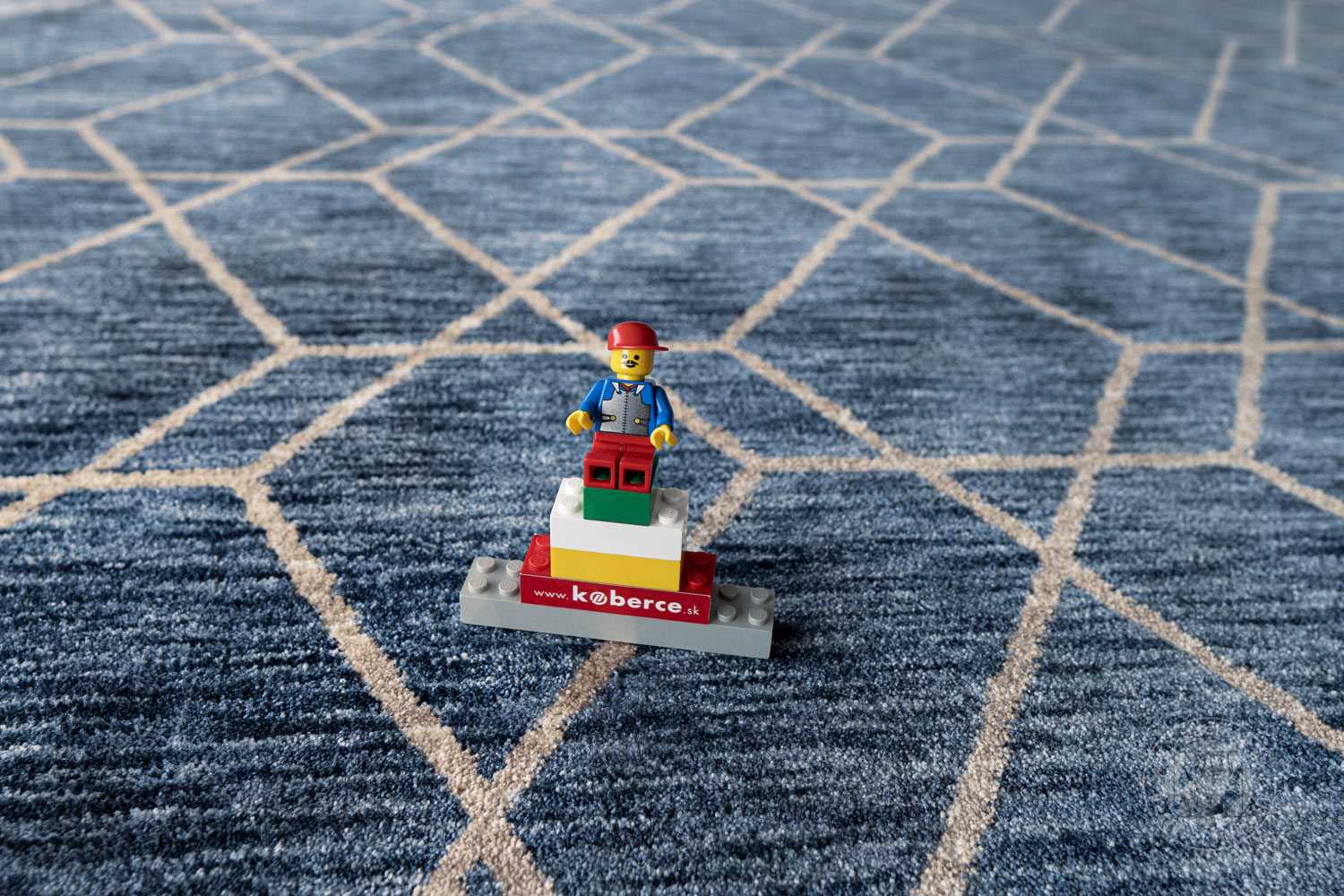 Kusový koberec Palazzo 6958A Ivory/Dark blue