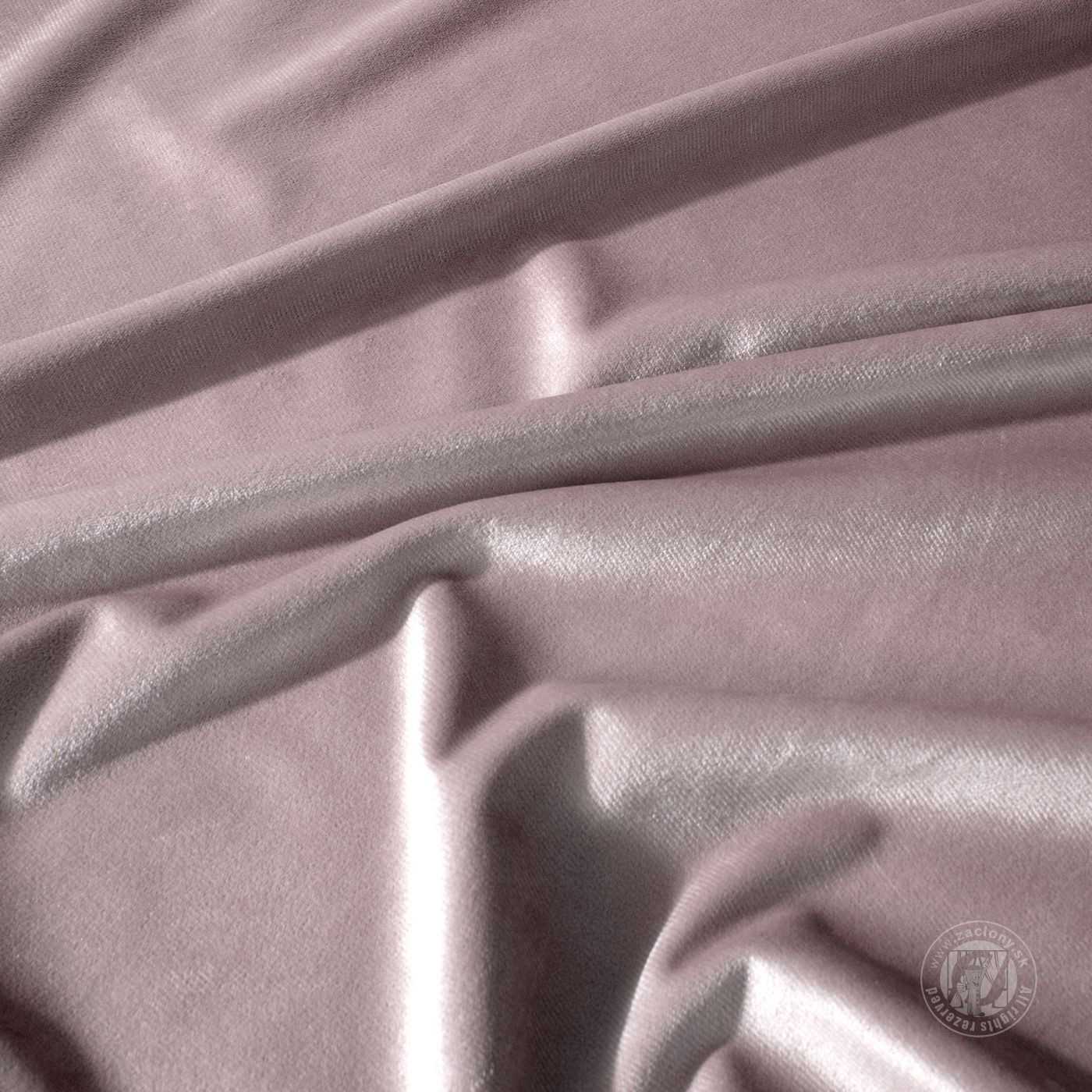 Záves MELANIE na páske púdrový ružový 140x270cm