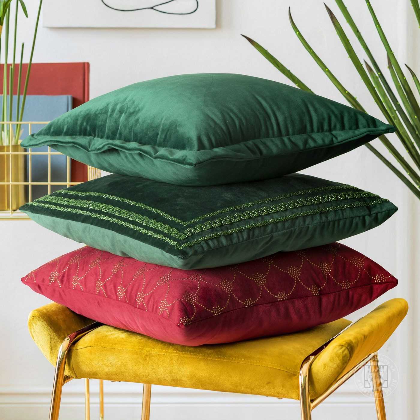 Obliečka na vankúš RIA 45x45 cm púdrová ružová