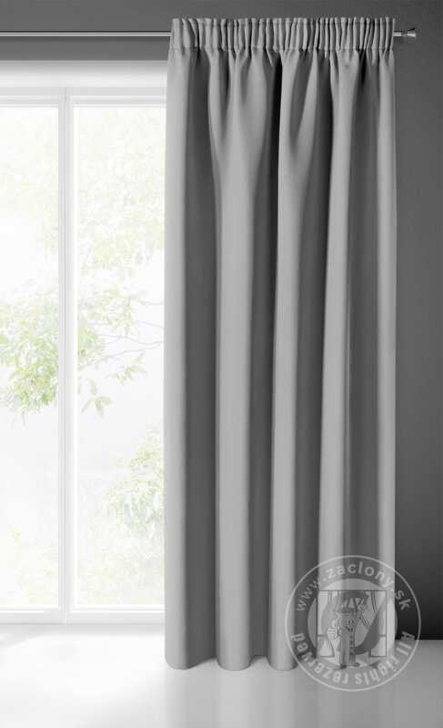 Záves LOGAN na páske 135x270cm sivý