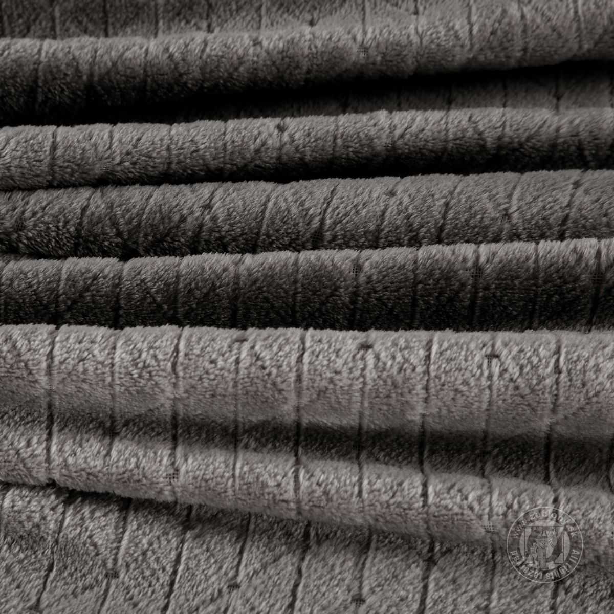 Deka z mikroflanelu CINDY4 170x210cm tmavosivá