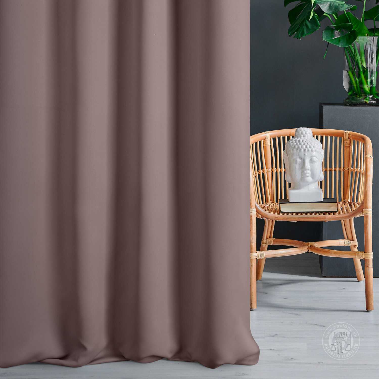 Záves BLACKOUT púdrovo ružový