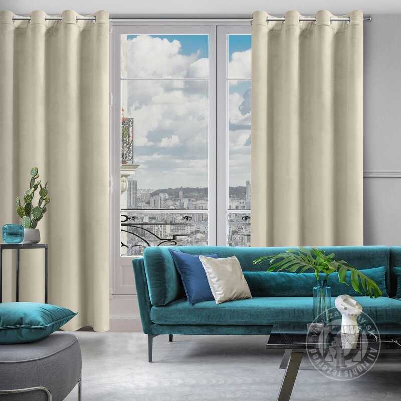 Záves ROSA na krúžkoch béžový 140x250cm