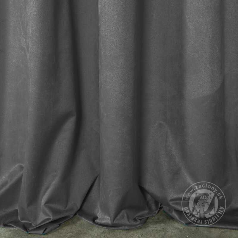 Záves ROSA na páske grafitový 140x270cm