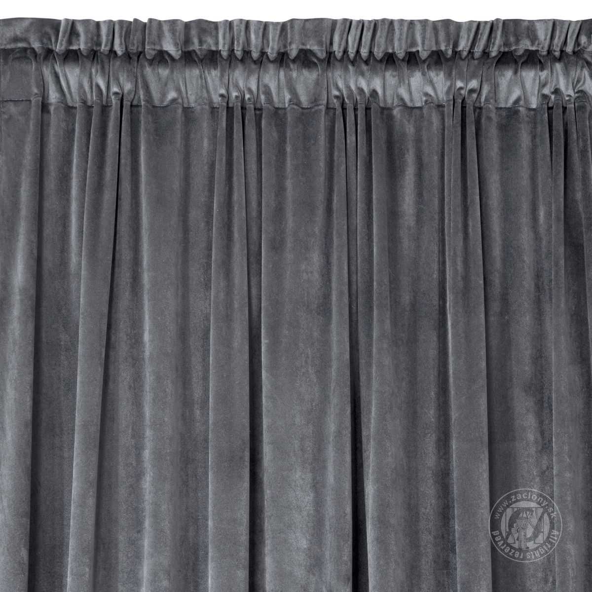 Záves ROSA na páske grafitový 140x270cm