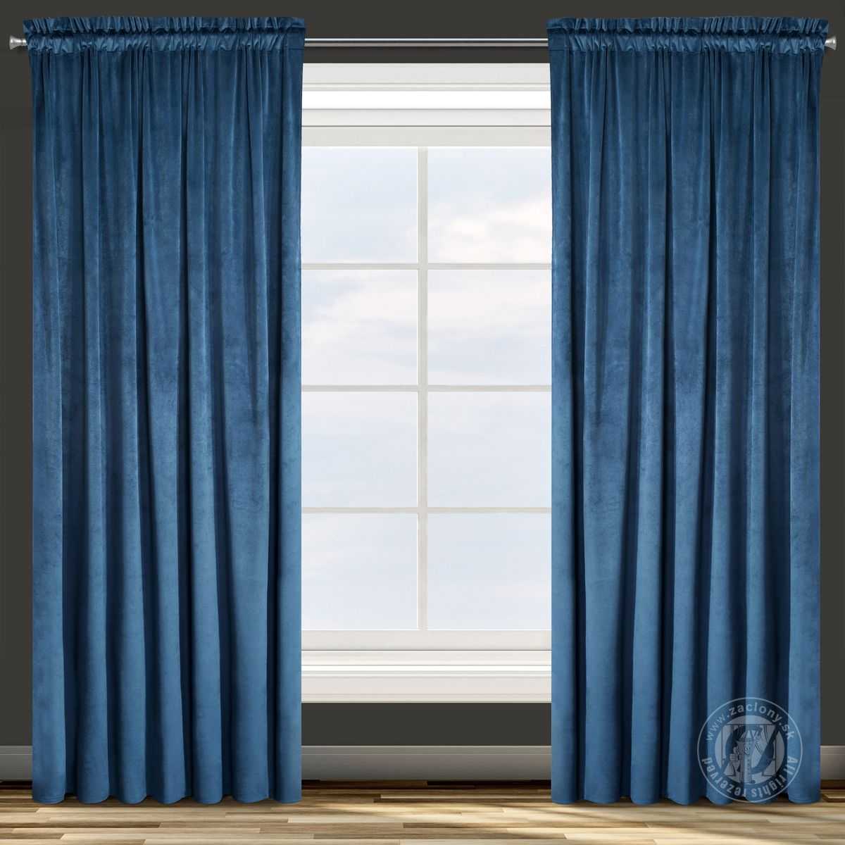 Záves ROSA na páske granátový 140x270cm