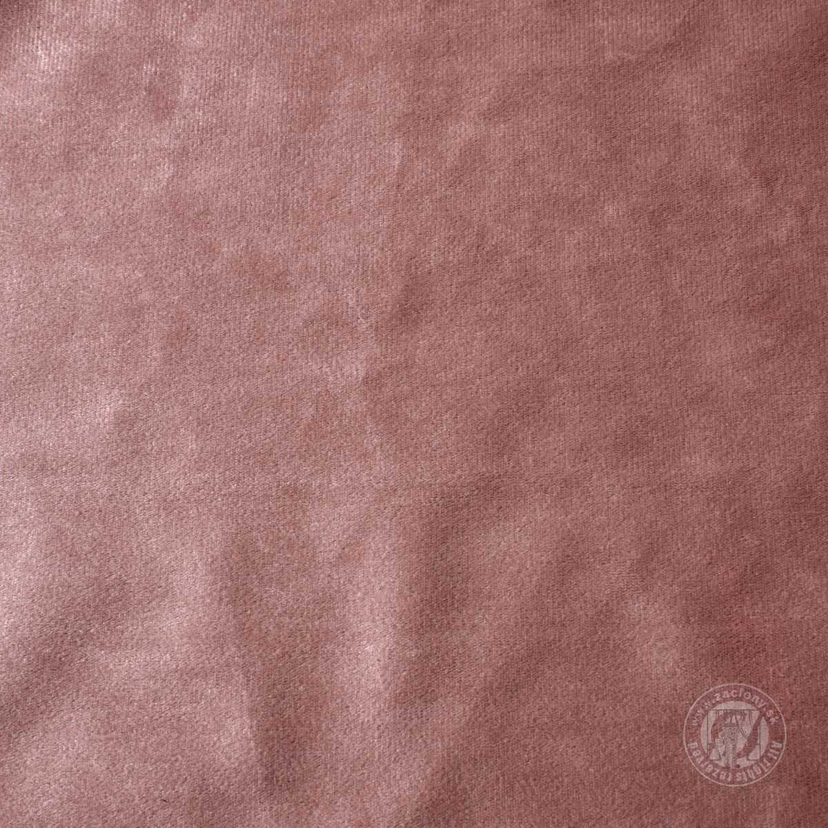 Záves ROSA na páske tmavoružový 140x270cm