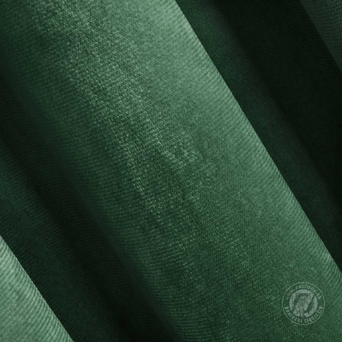 Záves ROSA na páske tmavozelený 140x270cm