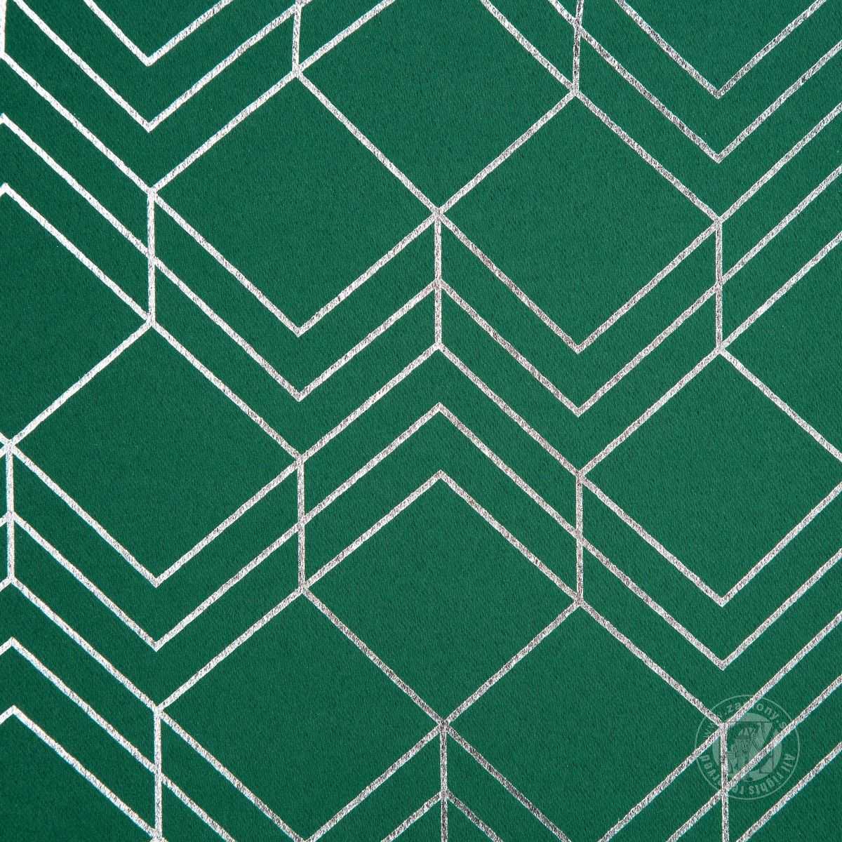 Záves POLI na krúžkoch zelený 140x250 cm