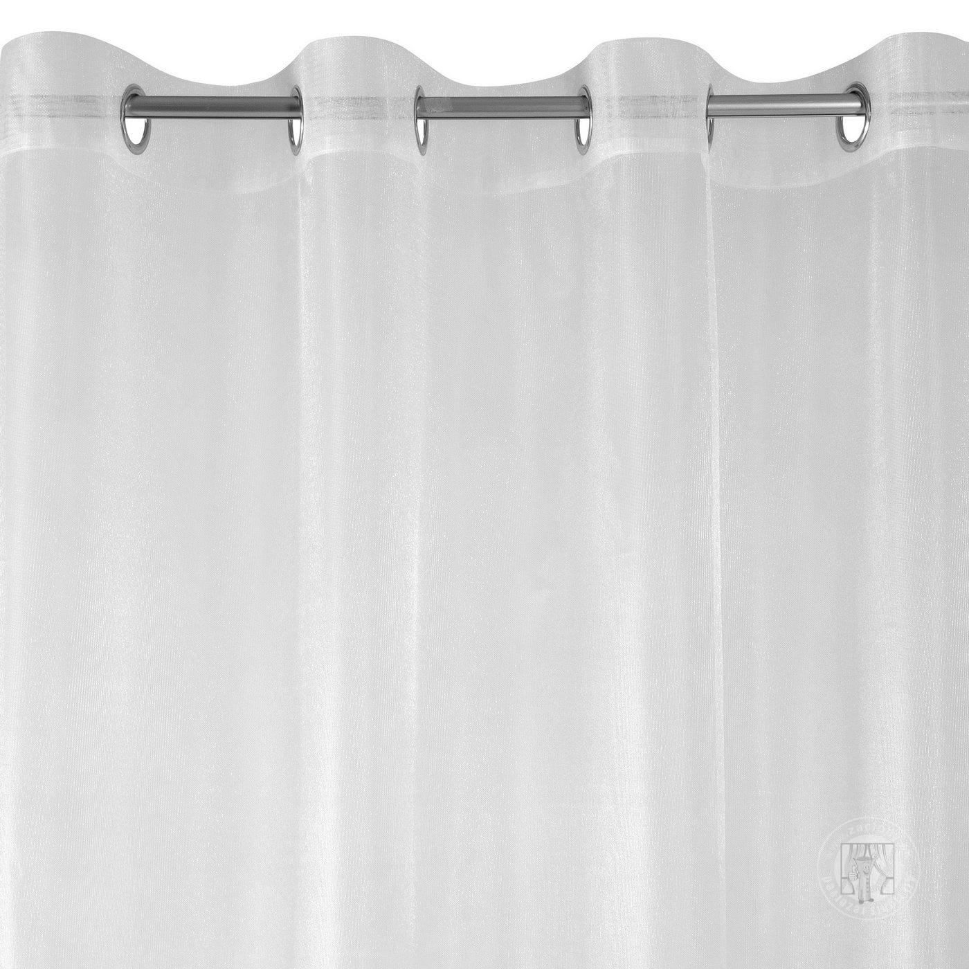 Záclona ALEXA biela na krúžkoch 135x250cm