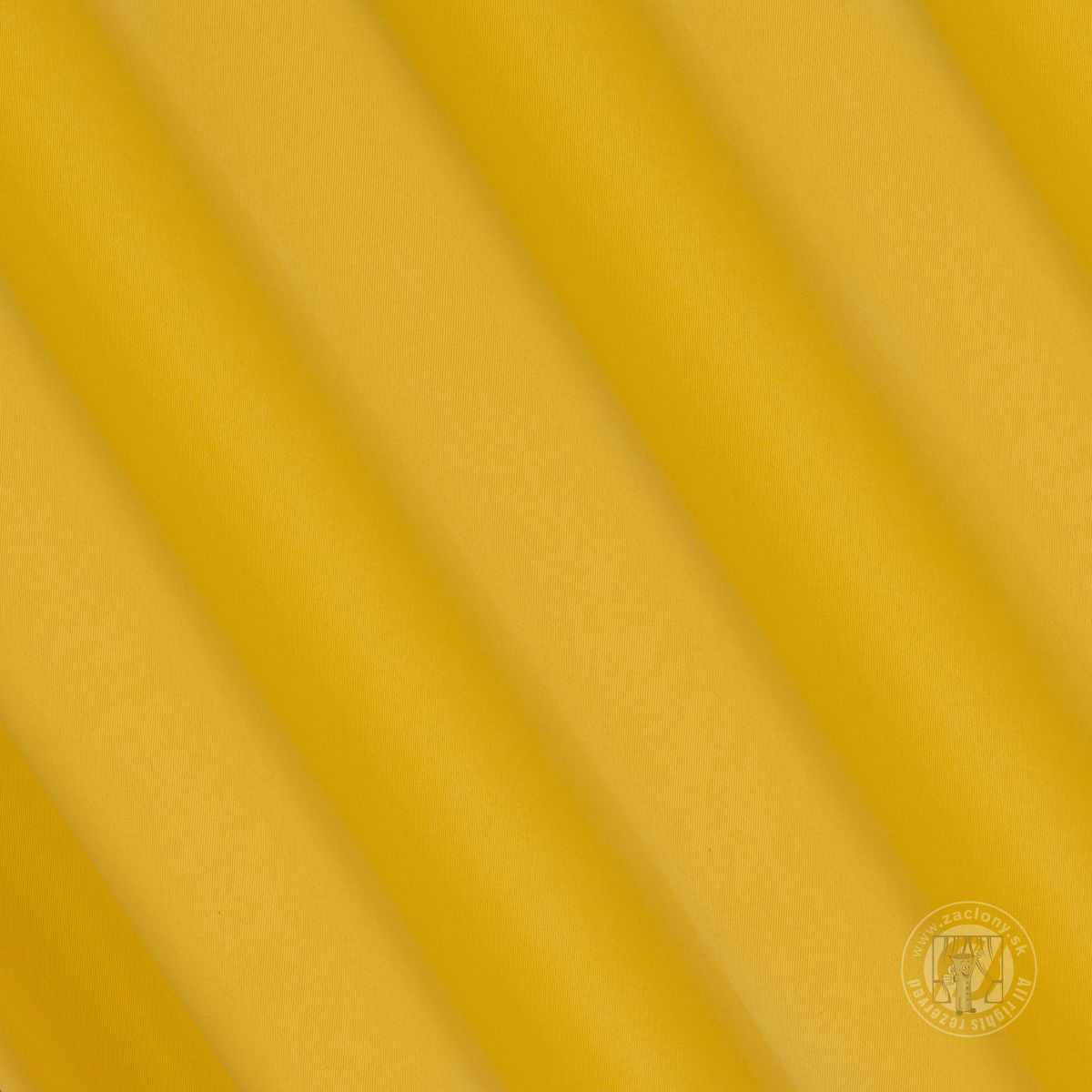 Záves PARISA na krúžkoch horčicový 135x250cm