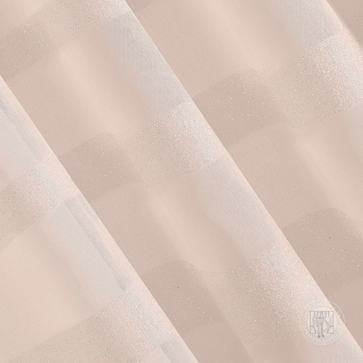 Záclona EFIL na krúžkoch rúžová 140x250cm