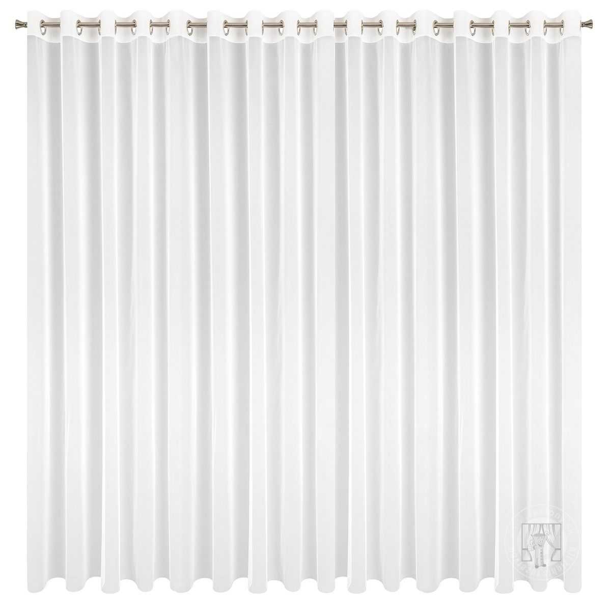 Záclona SYLVIA na krúžkoch biela 350x250cm