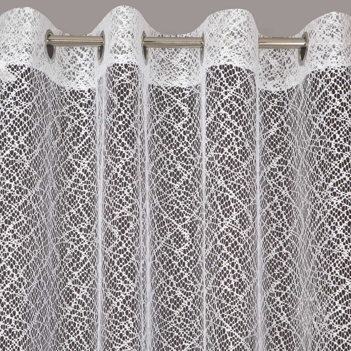 Záclona AMANDA na krúžkoch biela 140x250cm