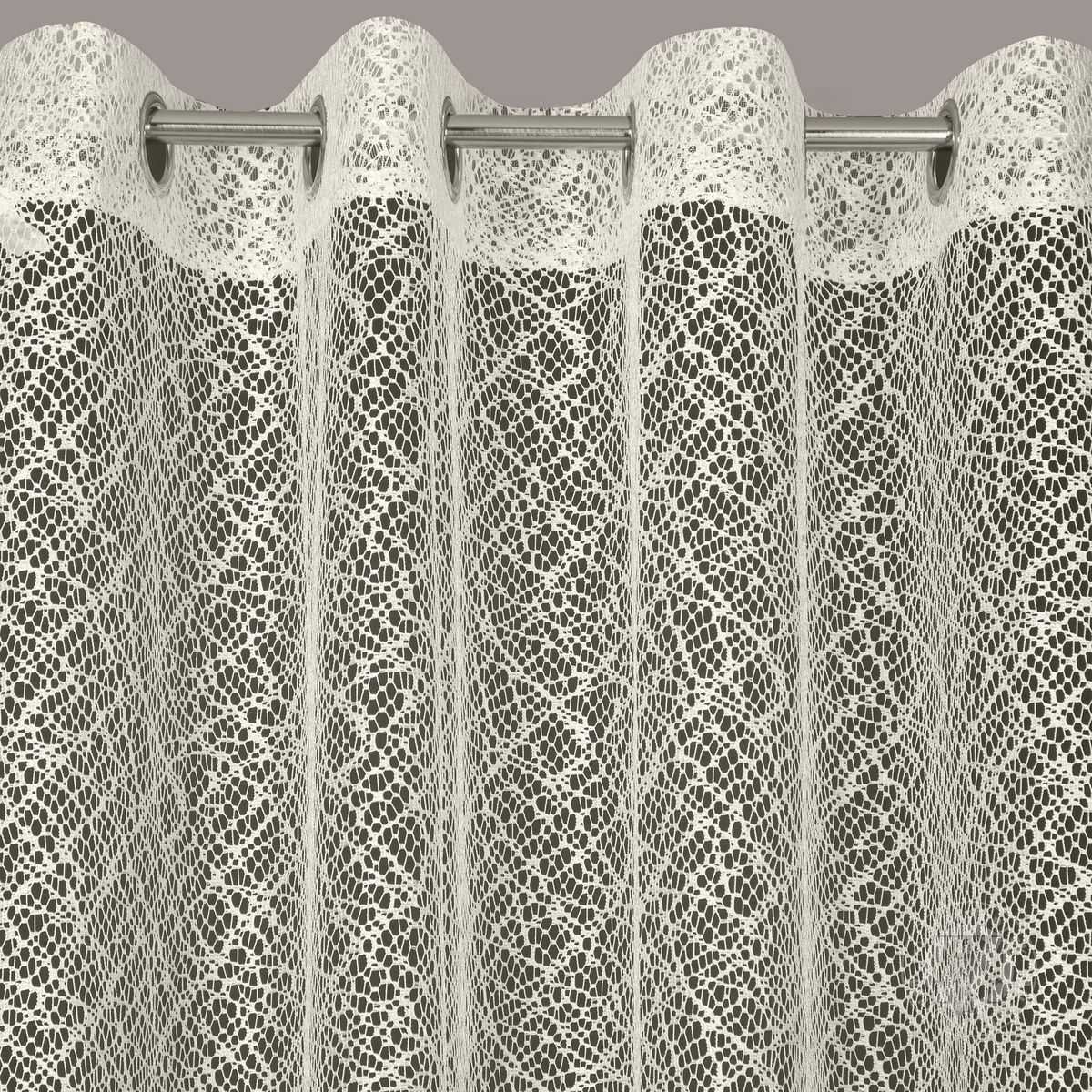 Záclona AMANDA na krúžkoch krémová 140x250cm