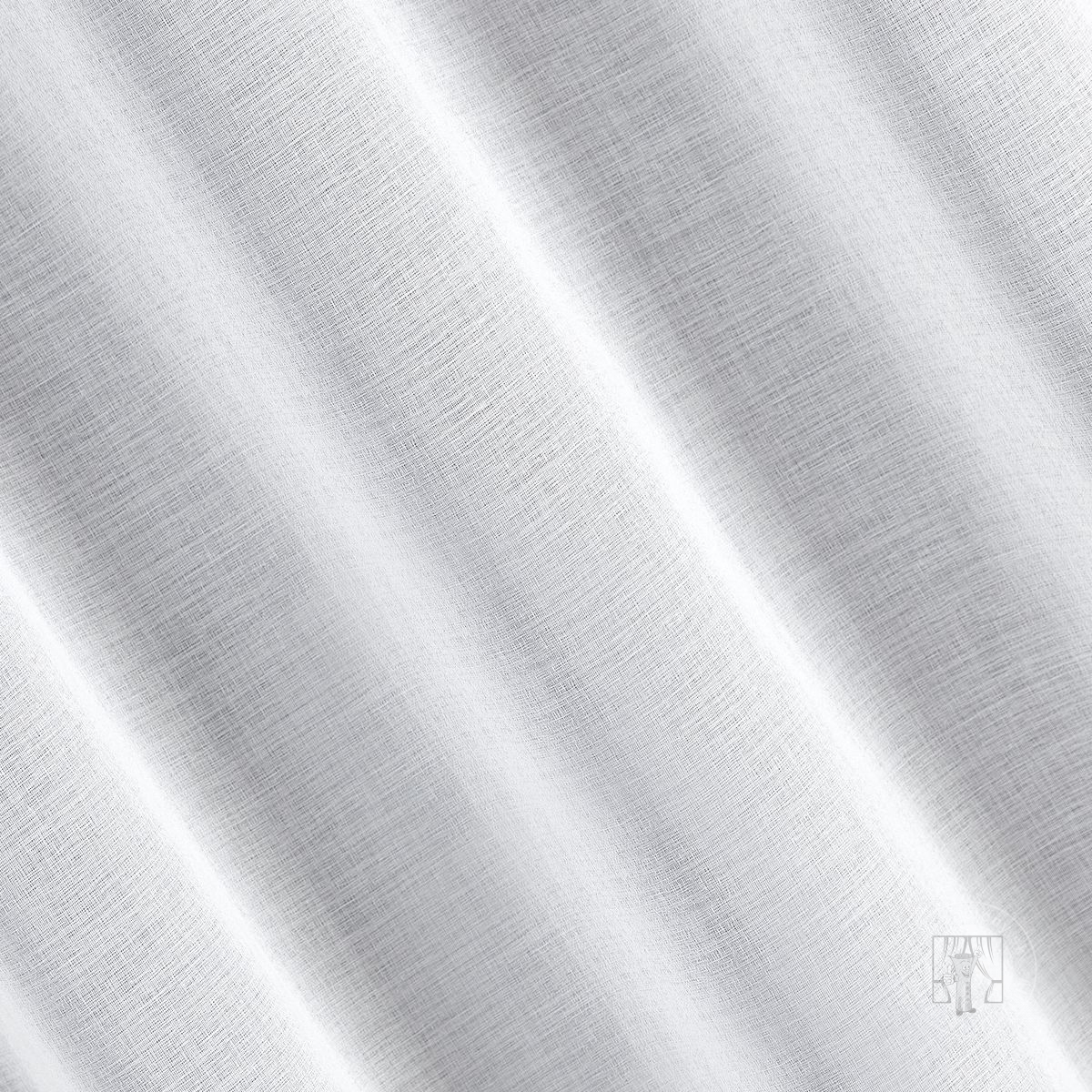 Záclona Lana na krúžkoch Biela 350x150cm