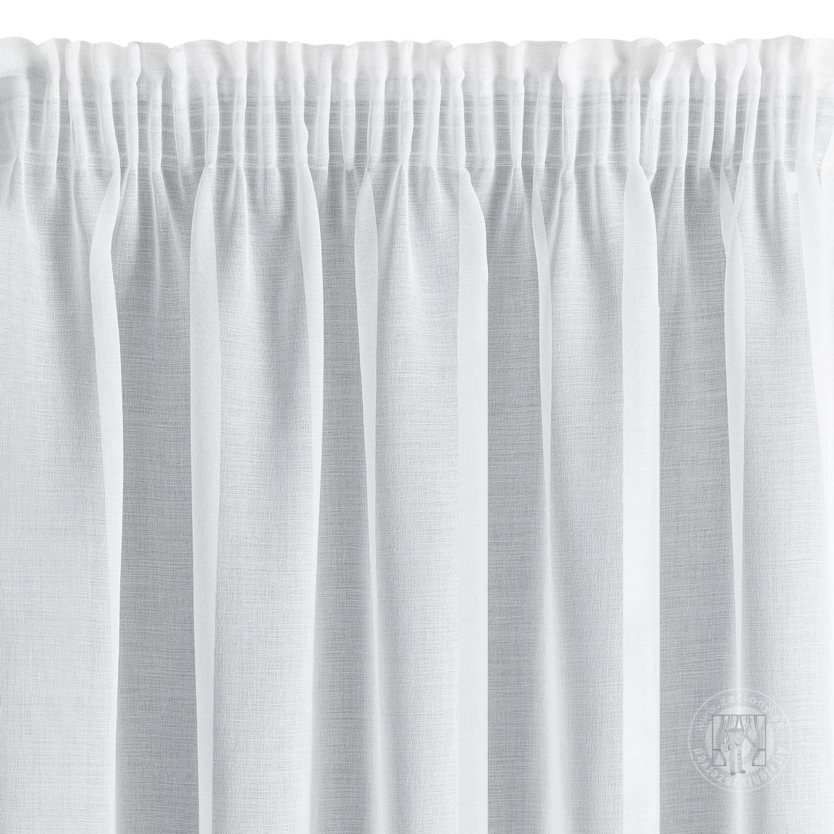 Záclona Lana na páske Biela 350x150 cm