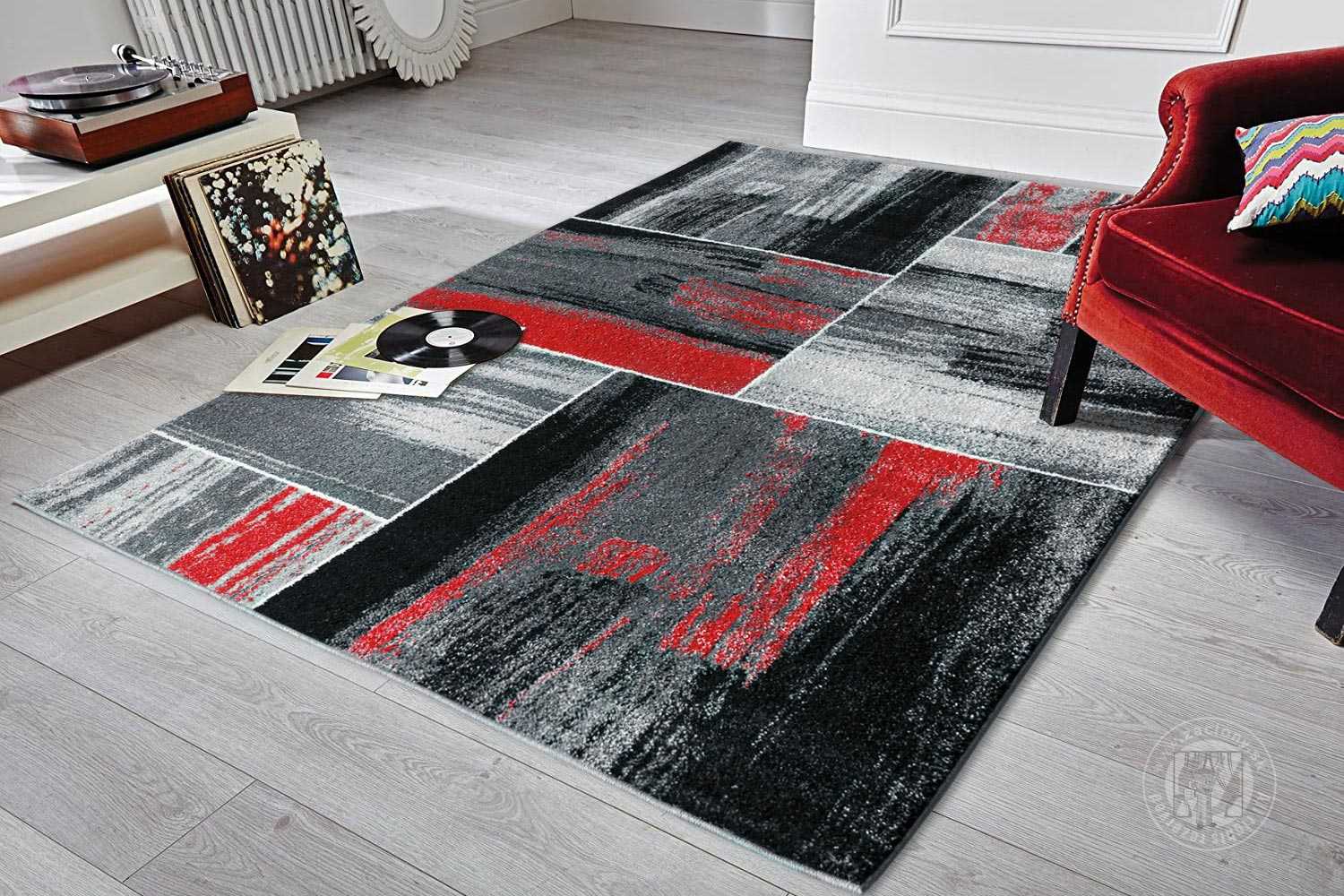 Kusový koberec HAWAII red