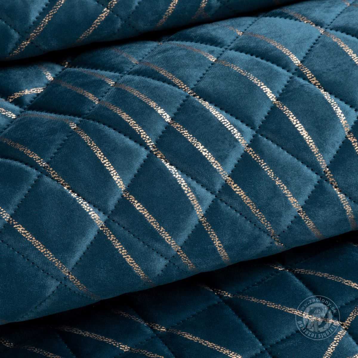 Prehoz na posteľ MUSA2 170x210cm námornícky modrý 