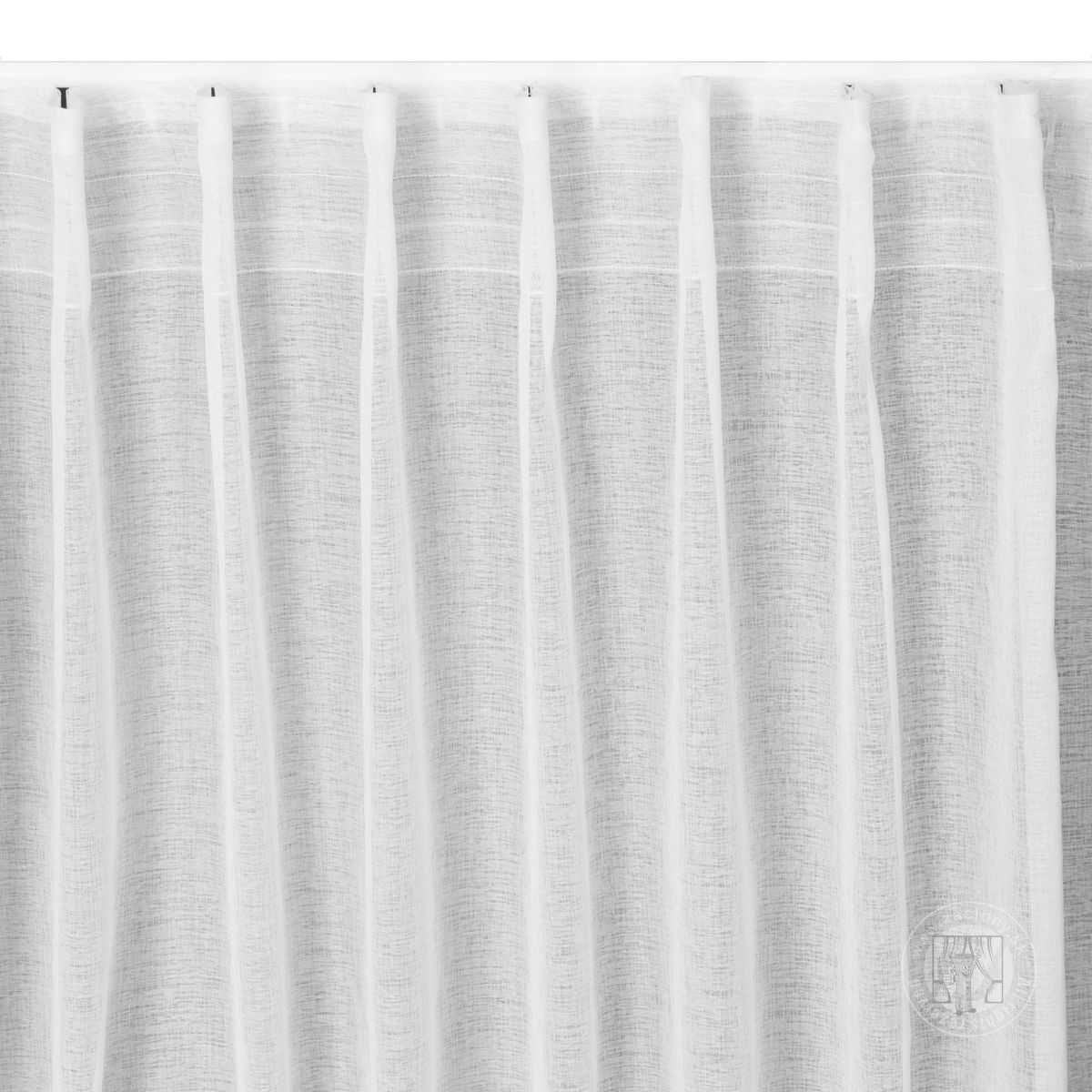 Záclona na flex páske Layla biela 400x300cm