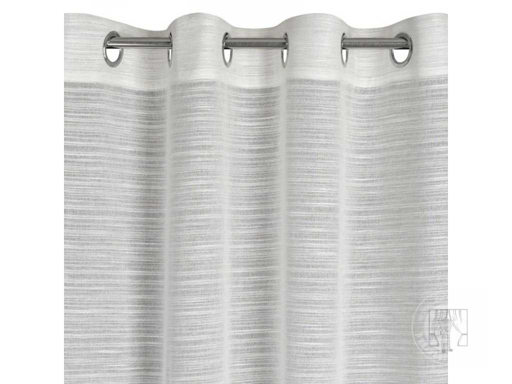 Záclona ARIA na krúžkoch béžová 140x250 cm