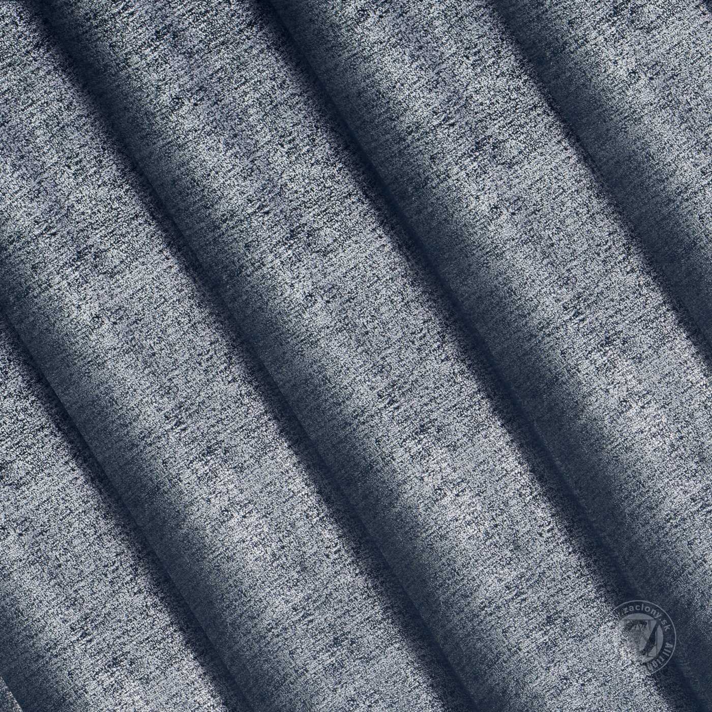 Záves AMBI na páske modro-strieborný 140x270 cm