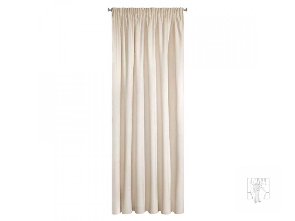 Záves RIA na páske béžový 140x270cm