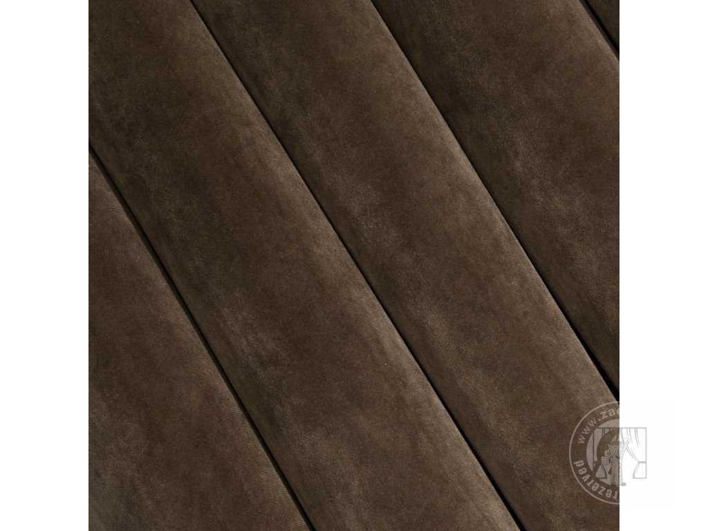 Záves RIA na páske hnedý 140x270cm