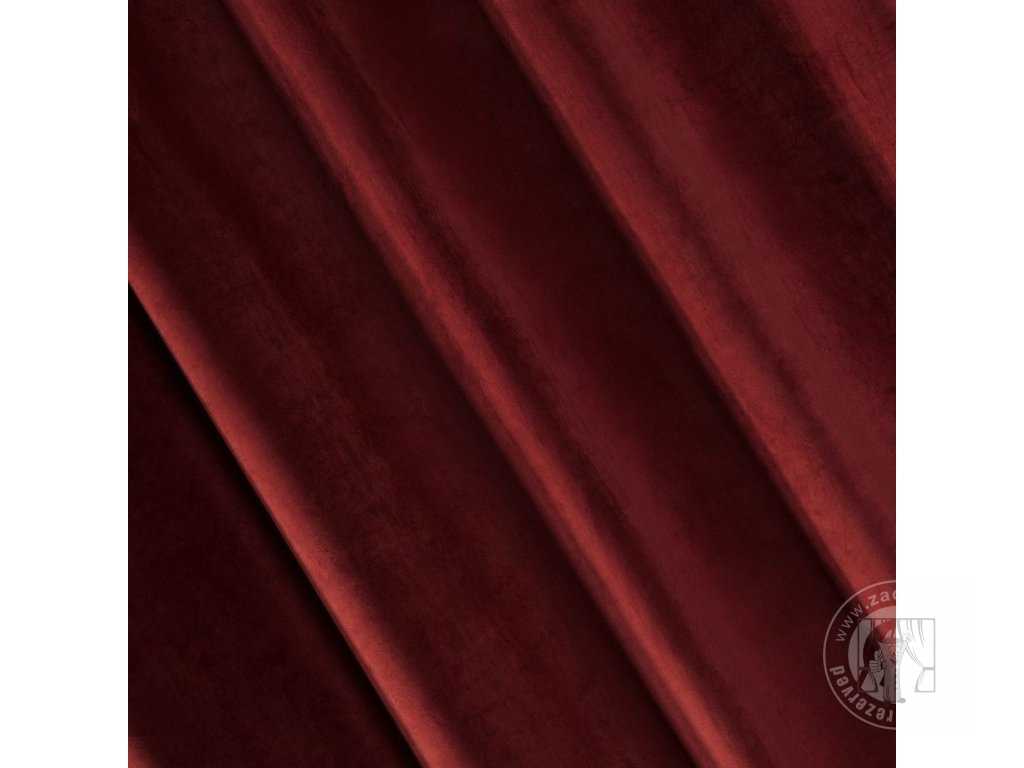 Záves RIA na páske tmavý bordový 140x270cm