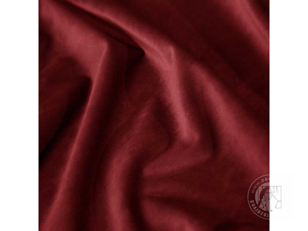 Záves RIA na páske tmavý bordový 140x270cm