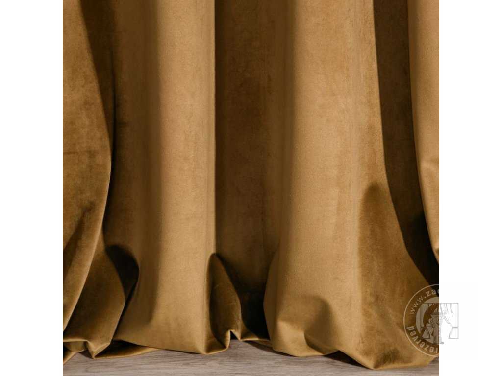 Záves RIA na páske medový 140x270cm