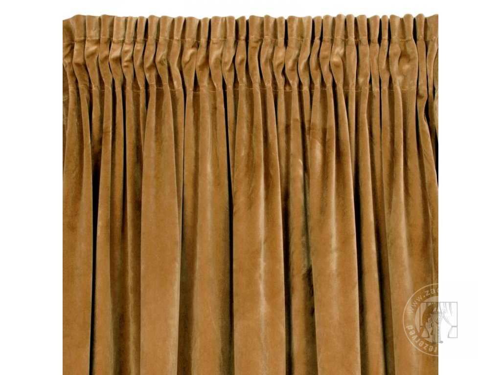 Záves RIA na páske medový 140x270cm