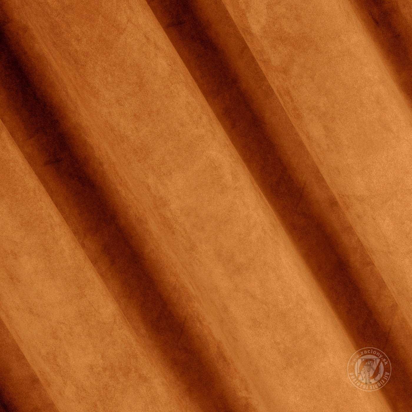 Záves RIA na páske oranžový 140x270cm